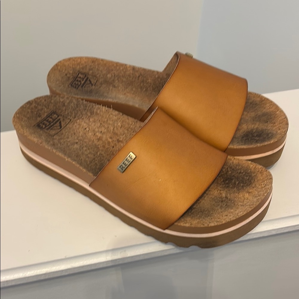 Reef Women's Brown Slide Sandals